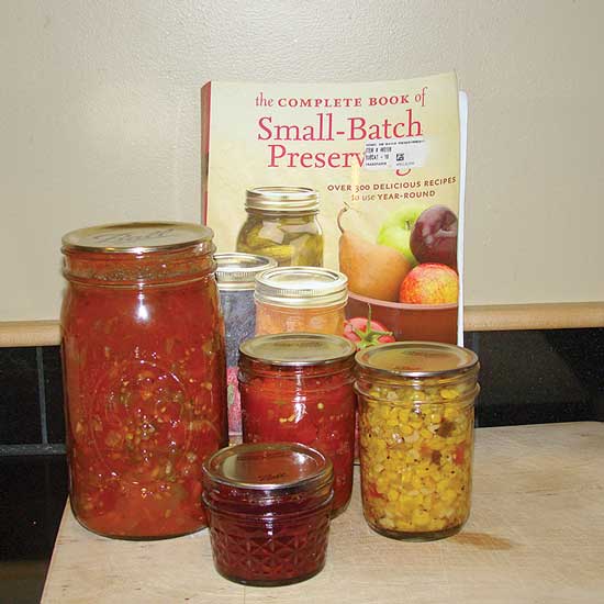
Here are a few samplings of Kathy's successful canning experience.                           
